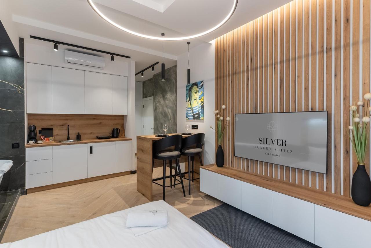 Silver Luxury Suites Belgrado Exterior foto